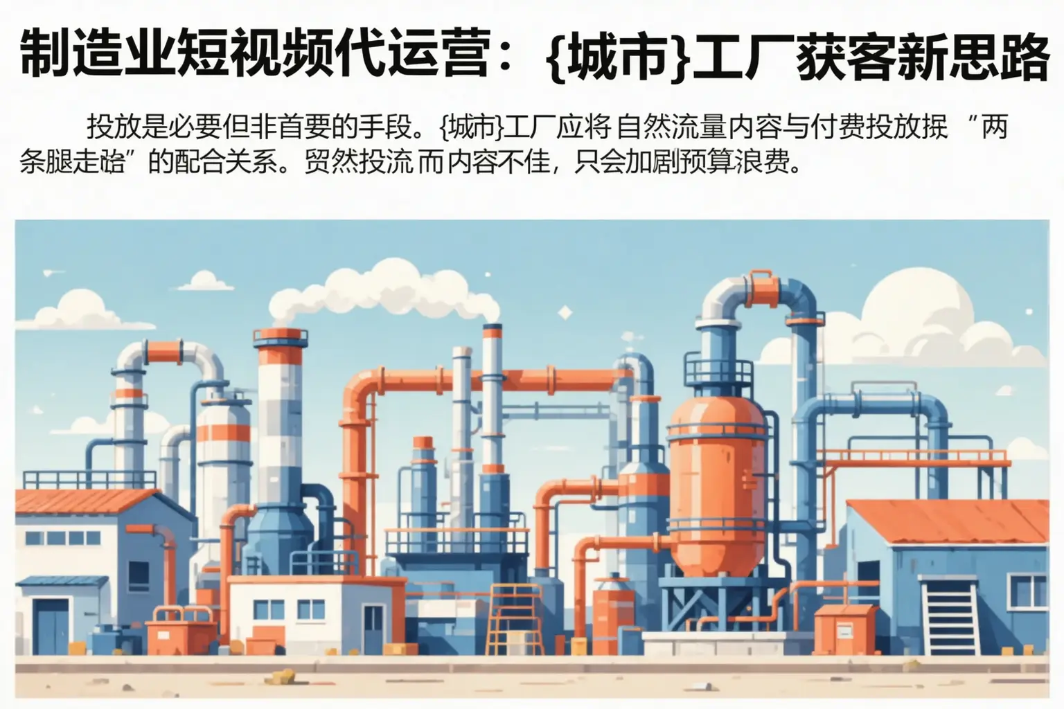 制造业短视频代运营：平南工厂获客新思路