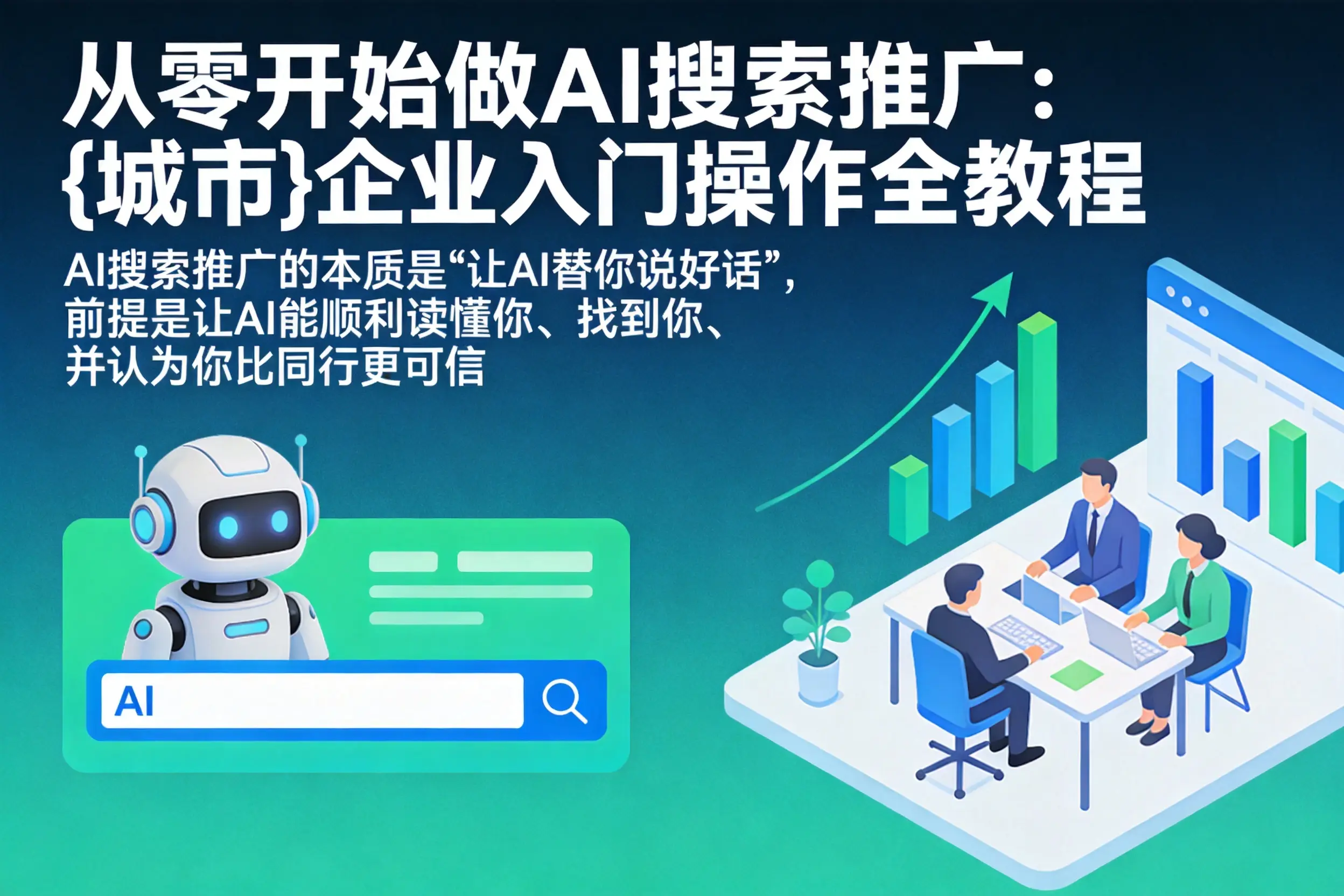 从零开始做AI搜索推广：平南企业入门操作全教程